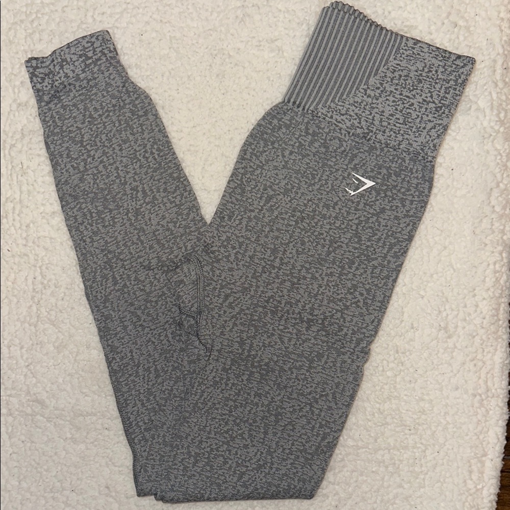 Gymshark Gray Marl Seamless Leggings